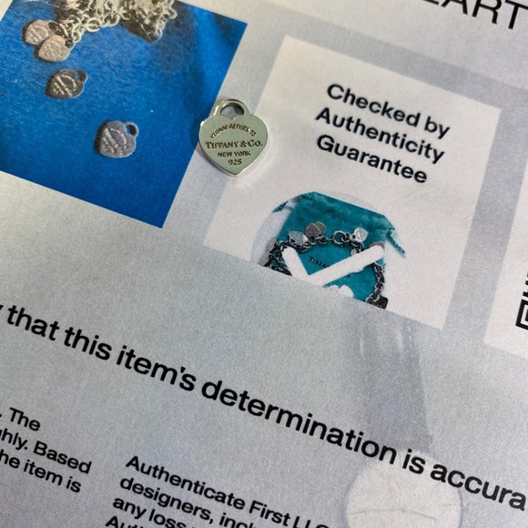 Tiffany & Co Return To Tiffany mini heart tag charm 925 silver - Picture 3 of 5